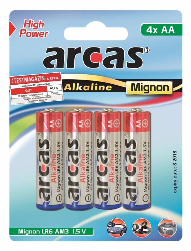 Baterie Arcas LR06 AA