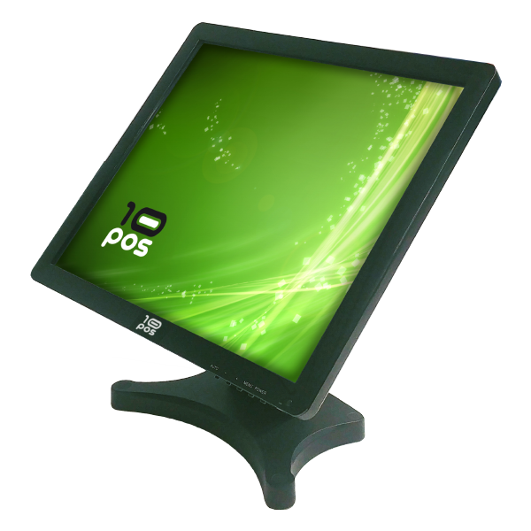 Monitor 10POS TS-19V, LCD, touchscreen, 19 inch, USB, VGA, Negru