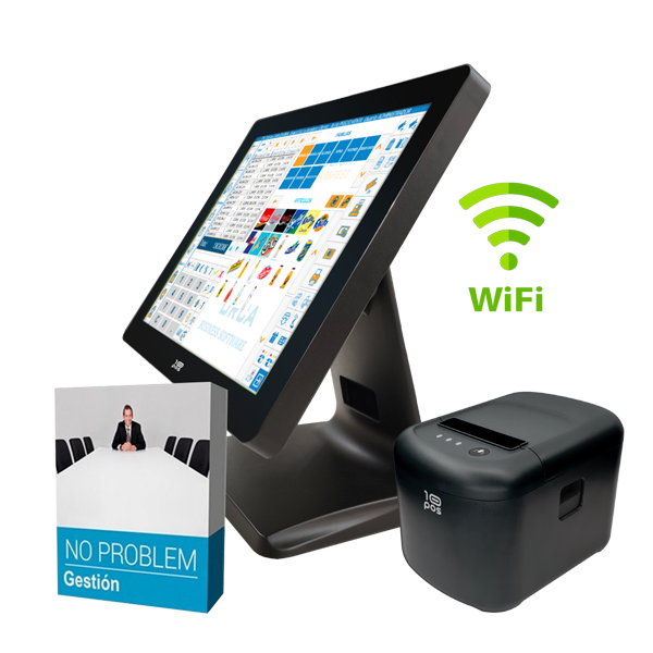 Sistem complet de vanzare: POS 10POS FT-15NJ644128W1 + RP-8N, Dongle Wifi USB, Curs formare de 2 ore, Software Gestiune NO PROBLEM