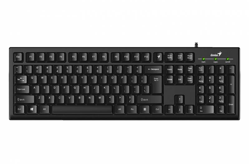 Tastatura Genius KB-100, USB, negru