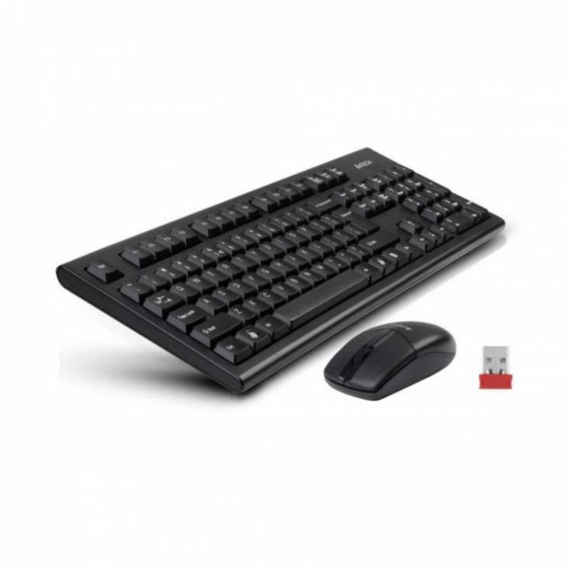 Kit tastatura si mouse wireless A4Tech 3100N