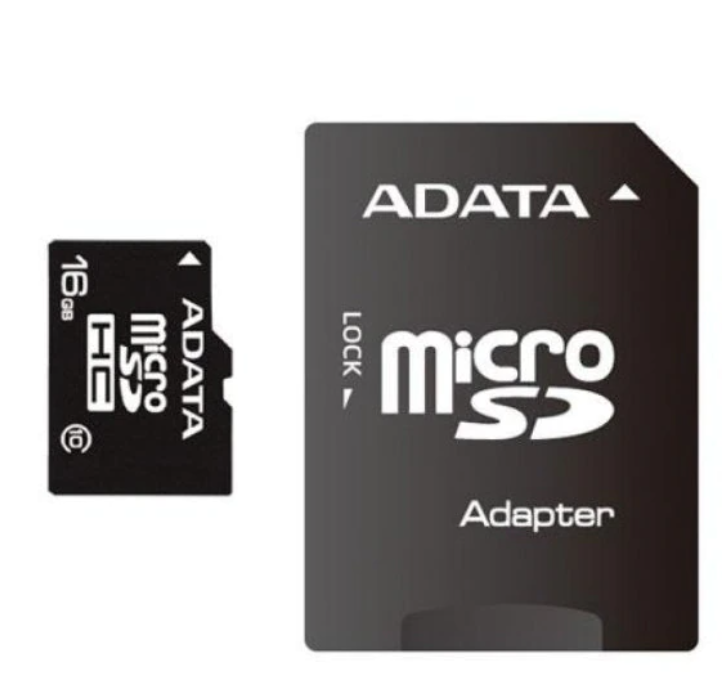 Card memorie ADATA Micro SDHC 16GB, clasa 10 + adaptor SD