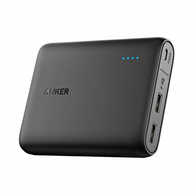 Baterie externa Anker PowerCore, 10400 mAh, USB, neagra