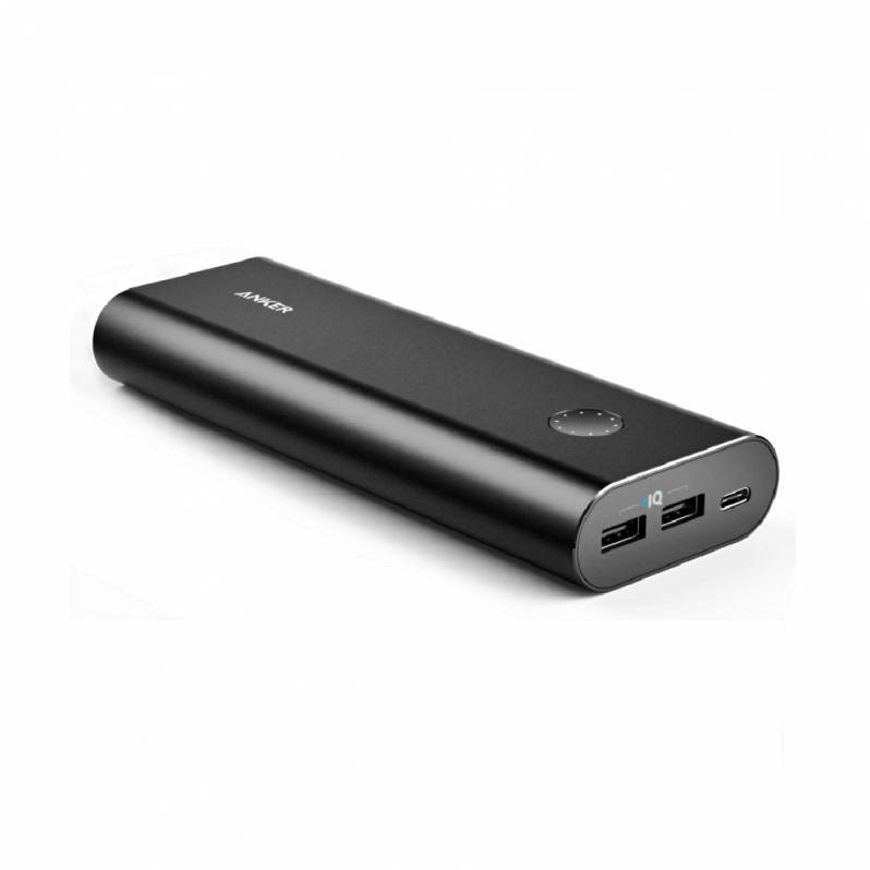 Baterie externa Anker PowerCore+, 20100 mAh, USB-C, neagra