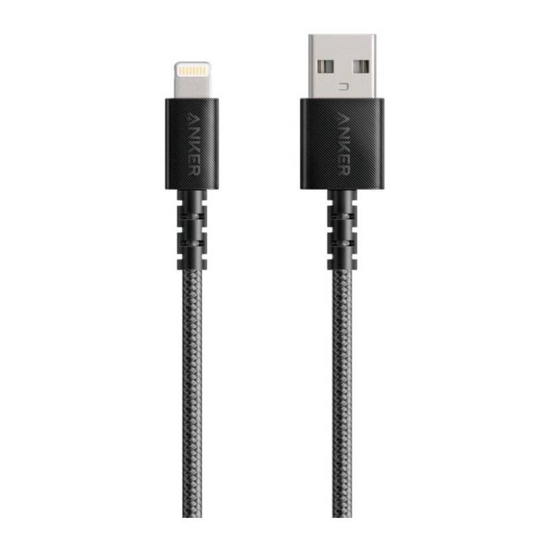 Cablu Anker PowerLine Select+ Lightning USB, Apple MFi, 0.91m, negru