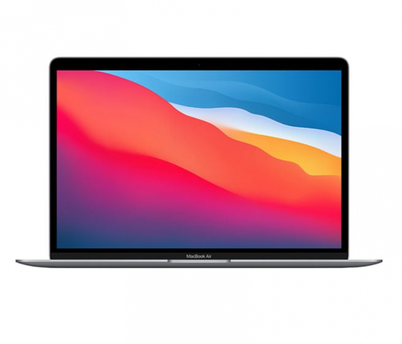 Laptop Apple MacBook Air 13-inch, True Tone, procesor Apple M1 , 8 nuclee CPU si 7 nuclee GPU, 8GB, 256GB, Silver, INT KB