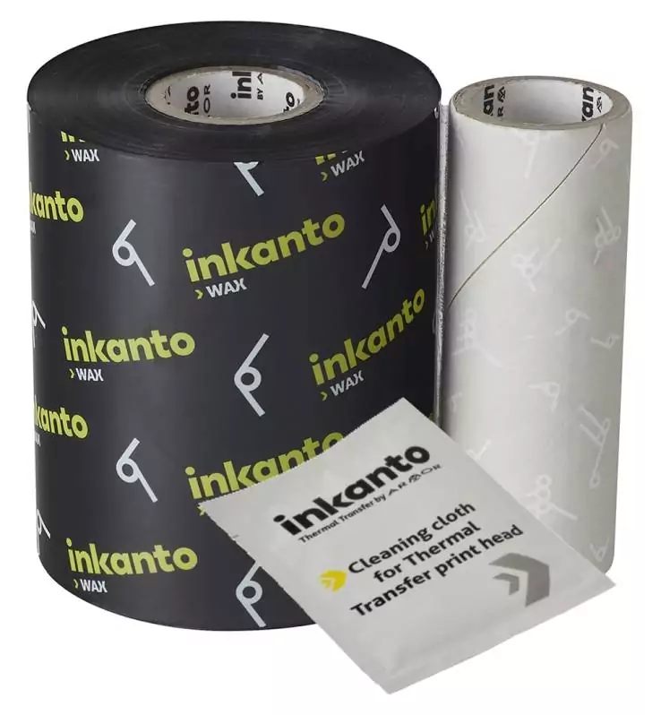 Ribon ARMOR Inkanto AWR 8 100mm x 300m, negru, OUT