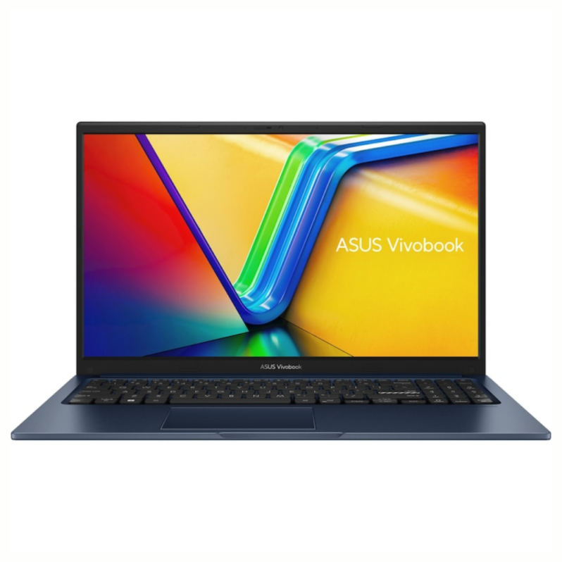 Laptop ASUS Vivobook 15, 15.6 inch, FHD, i3-1215U, 8GB, 512GB SSD, Wi-Fi 6E, BT, USB, HDMI, No OS, albastru