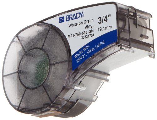 Banda continua vinil Brady M21-750-595-GN, 19.05mm, 6.4m