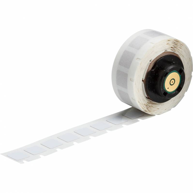 Banda de etichete Brady PTL-4-718, 10.16x10.16mm, 500 et./rola