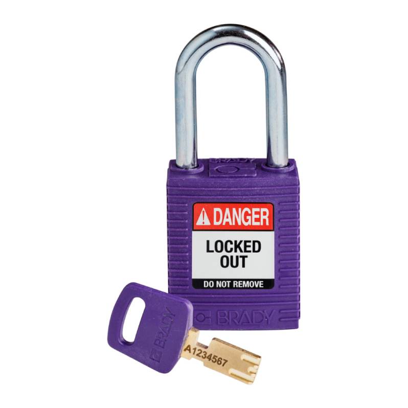 Lacat Brady SafeKey, nylon, violet