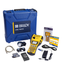 Brady M410 tragbarer Etikettendrucker mit Basic-Software, QWERTY, USB, 300DPI, EU-Kit