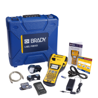 Brady M410 tragbarer Etikettendrucker mit Advanced Software, QWERTZ, USB, 300DPI, EU-Kit