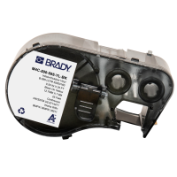 Brady B-595 Vinyl-Klebeband, 12,70 mm, 7,62 m, schwarz/gelb