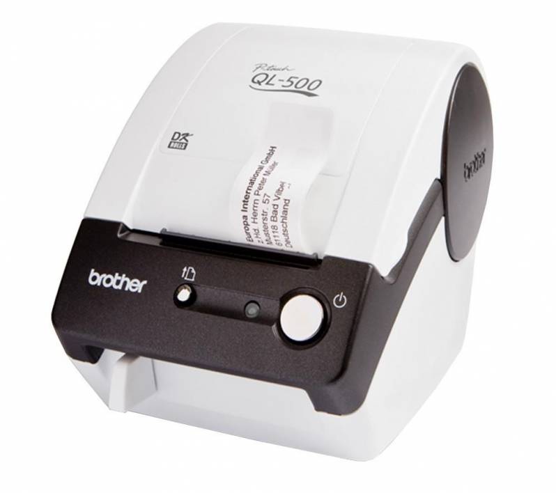 Imprimanta de etichete Brother QL-500, 300 DPI, cutter manual