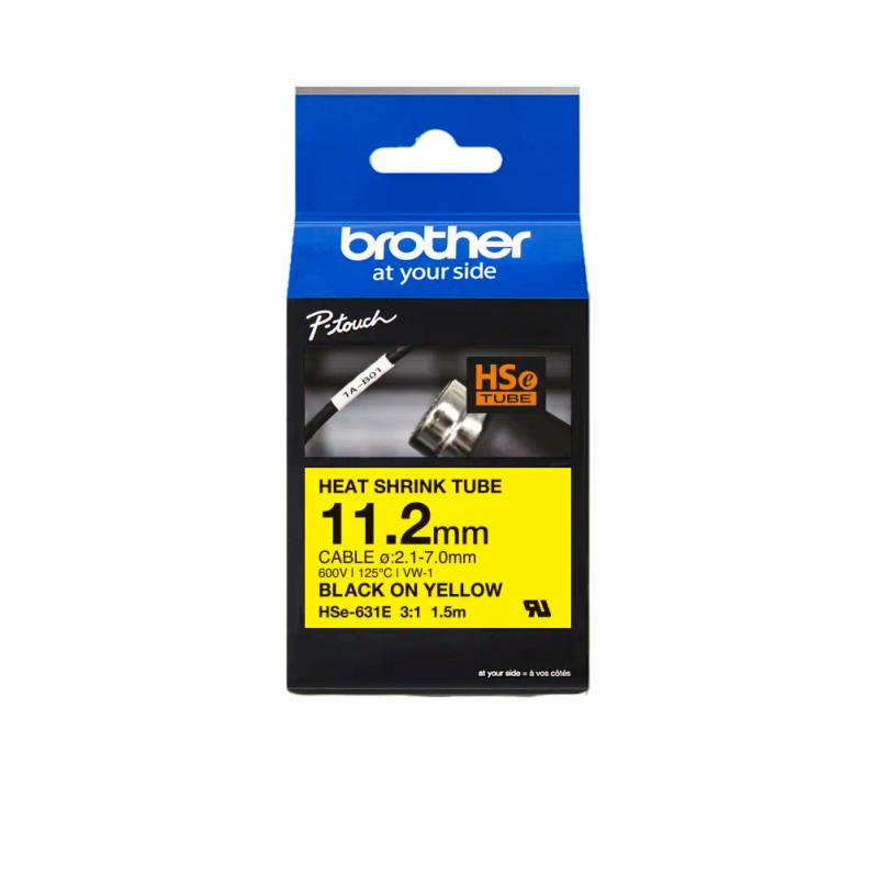 Banda termocontractibila Brother HSe-631E, 11.2mm, 1.5m
