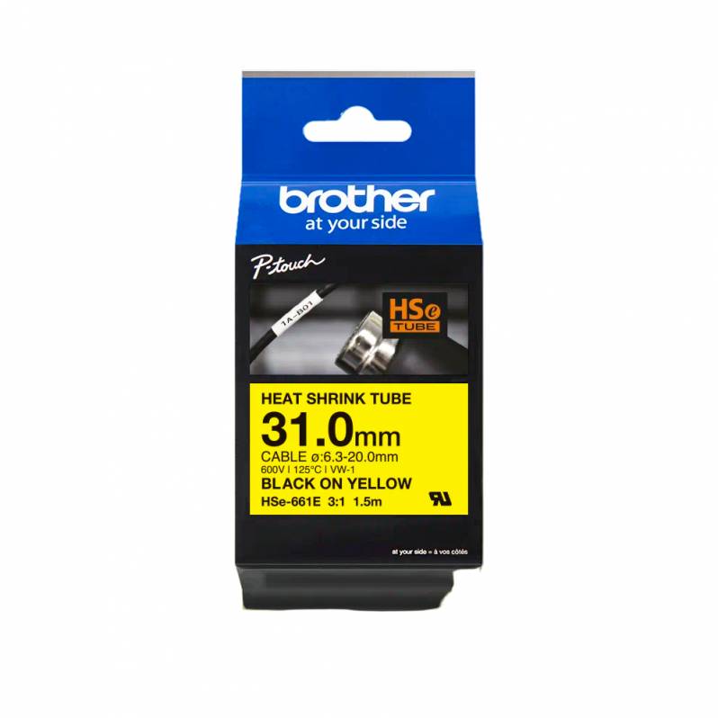 Banda termocontractibila Brother HSe-661E, 31mm, 1.5m