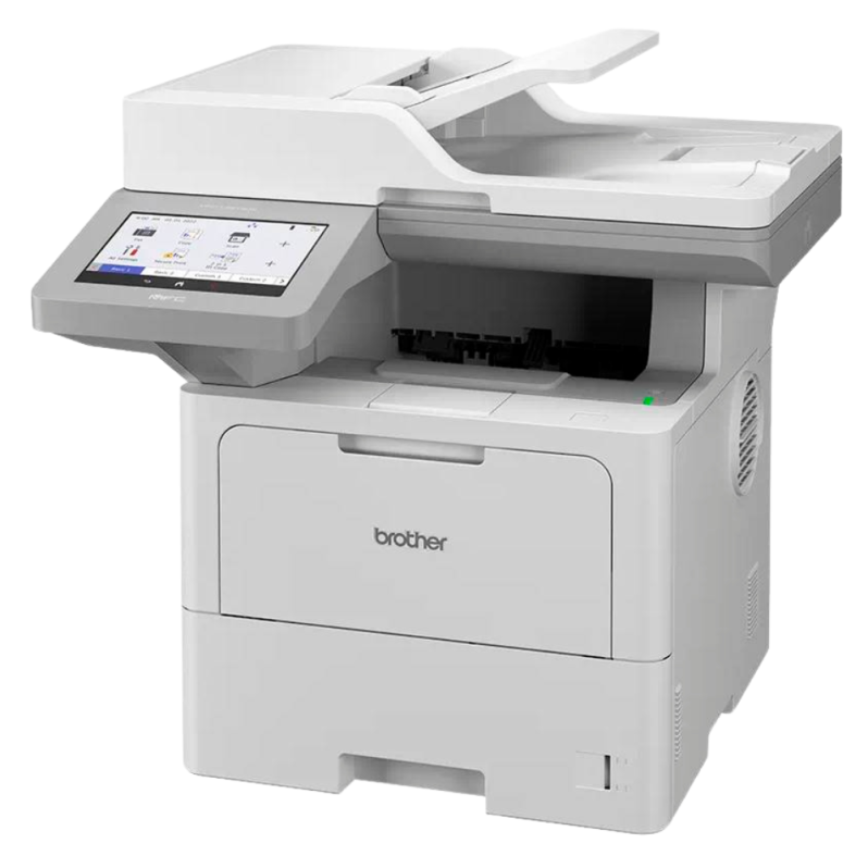 Multifunktionaler einfarbiger Brother MFC-L6910DN Laserdrucker, LED, Touch, USB, Ethernet, NFC, Duplex, ADF, A4