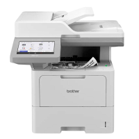 Multifunktionaler einfarbiger Brother MFC-L6910DN Laserdrucker, LED, Touch, USB, Ethernet, NFC, Duplex, ADF, A4