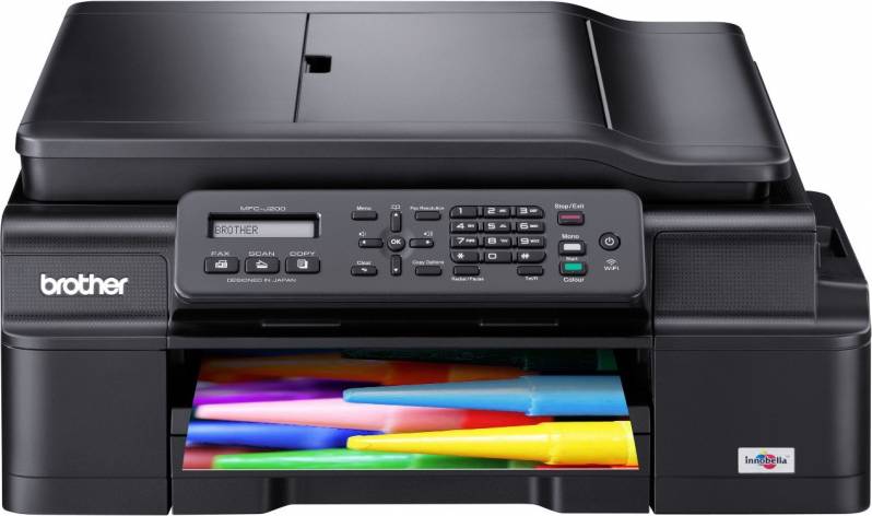 Multifunctional A4 inkjet color Brother MFC-J200