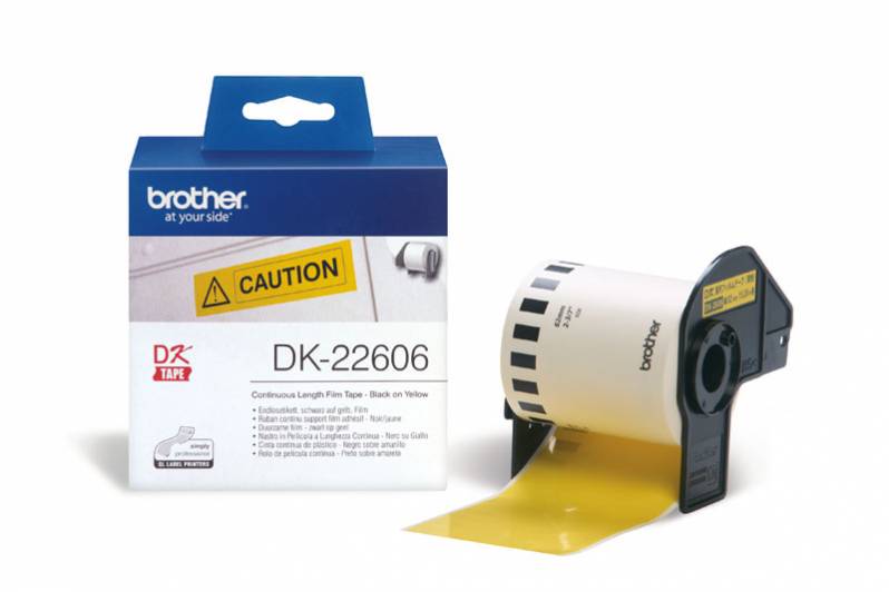 Banda continua laminata Brother DK22606, 62mm, 15,24m