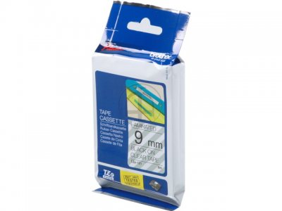 Banda continua laminata Brother TZE121, 9mm, 8m