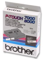 Banda continua laminata Brother TX451, 24mm, 15m