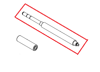 Rola metalica preluare etichete CAB A4+T, XD4T, Squix