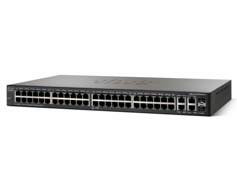 Switch managed Cisco SG300-52P-K9-EU, rackabil