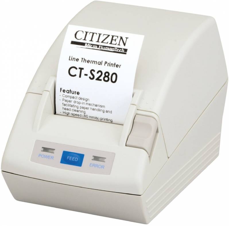 Imprimanta termica Citizen CT-S280, serial, alba