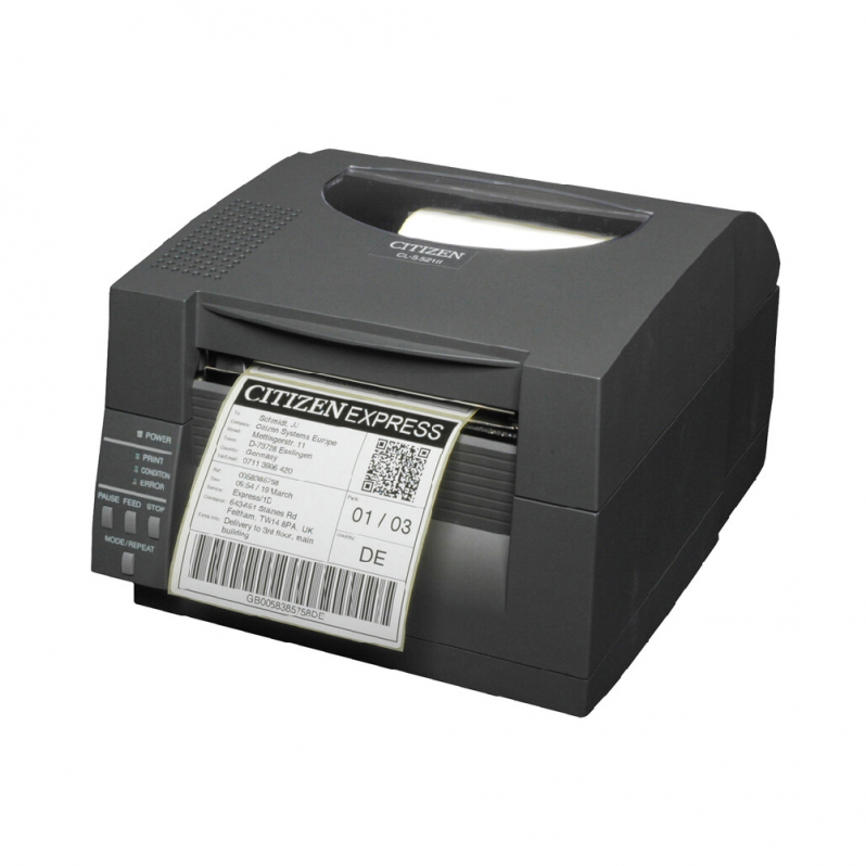 Imprimanta de etichete Citizen CL-S521II, 203DPI, USB, RS232, Ethernet