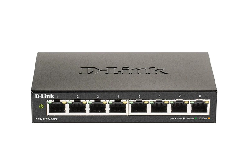 Switch D-Link DGS-1100-08V2, 8 porturi 18Gbps