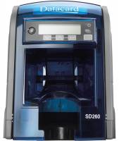 Datacard SD260 Kartendrucker, einseitig, wiederbeschreibbar, manuelle Zuführung, MSR, Ethernet