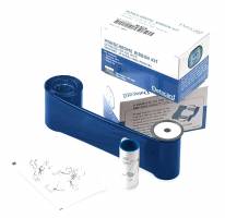 Monochrome Farbband Datacard 532000-003, blau