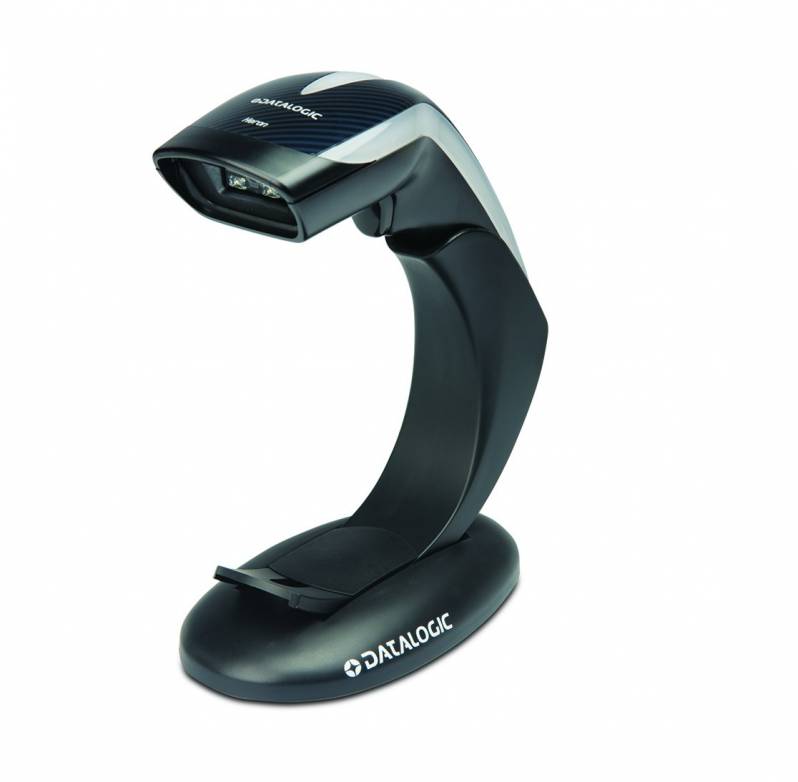 Cititor coduri de bare Datalogic Heron HD3430, stand, negru