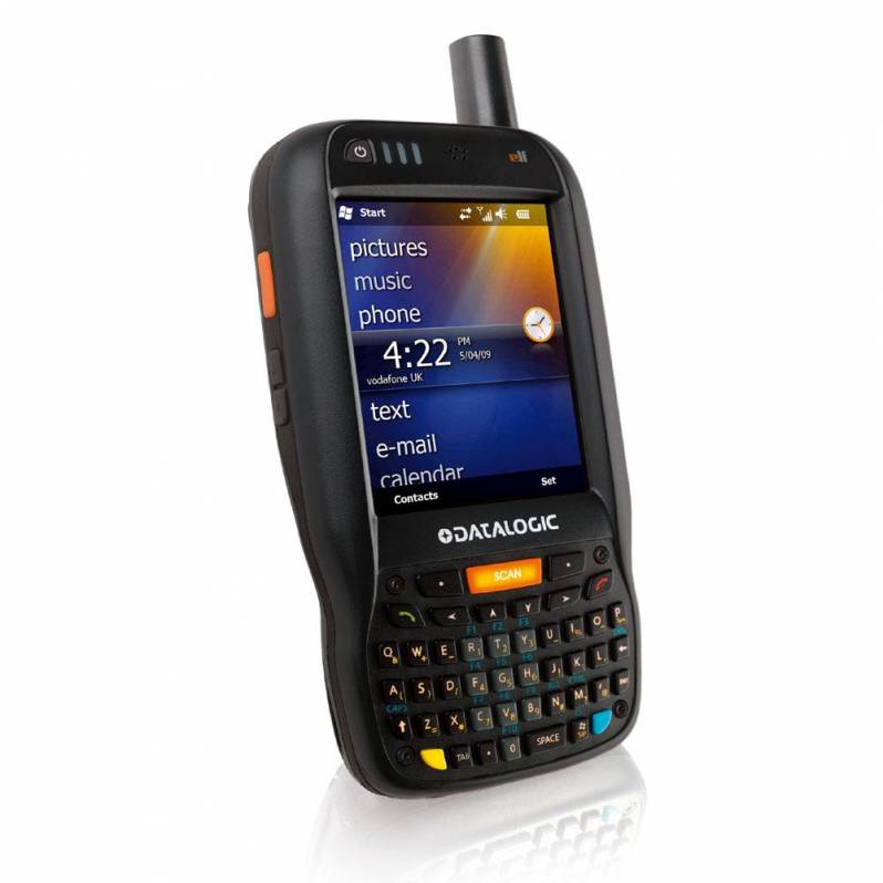 Terminal mobil Datalogic Elf, laser 1D, GPS, 3G, 46 taste, bat. ext., kit