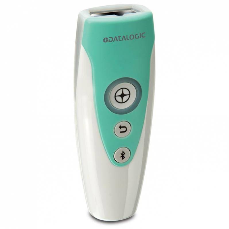 Cititor coduri de bare Datalogic RIDA DBT6400-HC, 2D, Bluetooth, alb/verde