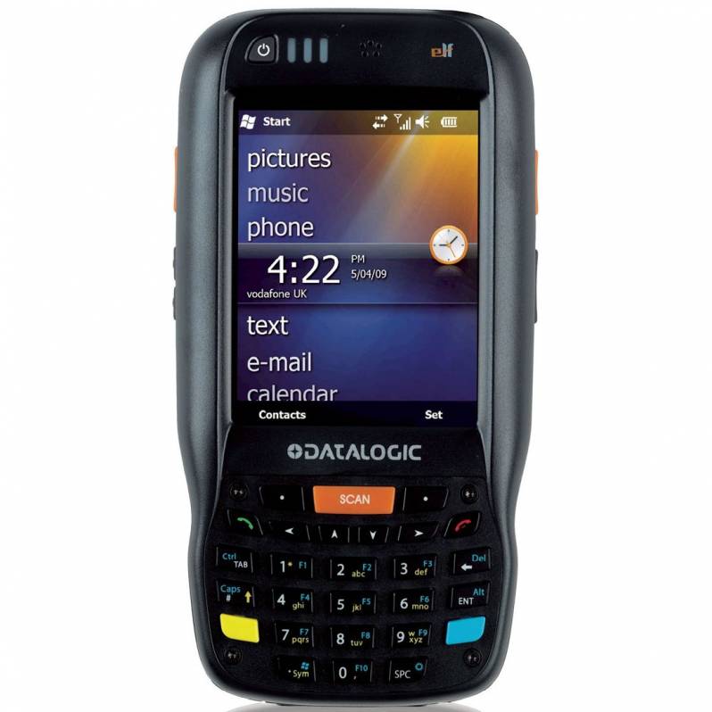 Terminal mobil Datalogic Elf, laser 1D, GPS, 3G, 27 taste, bat. ext., kit [RECONDITIONAT]