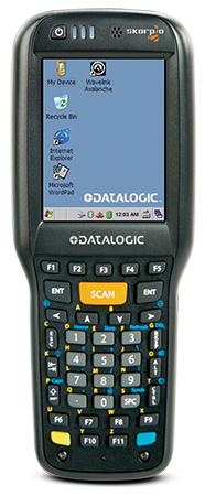 Terminal mobil Datalogic Skorpio X4, straight, 1D, WEC 7, 38 taste