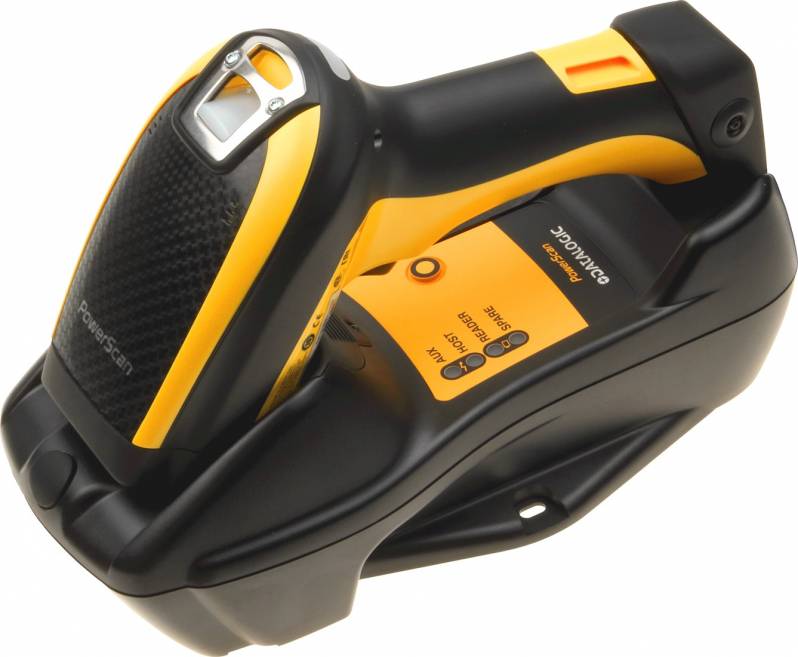 Cititor coduri de bare Datalogic PowerScan PBT9501 Auto Range, 2D, RS232, Bluetooth, cradle, negru