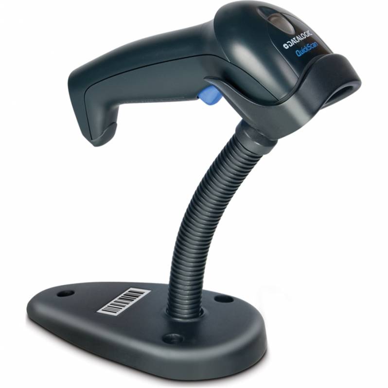 Cititor coduri de bare Datalogic QuickScan QD2330, USB, stand, negru