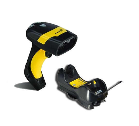 Cititor coduri de bare Datalogic PowerScan PM8300, serial, cradle, galben