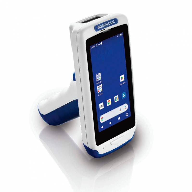 Terminal mobil Datalogic Joya Touch 22, Gun, 2D, Digimarc, USB, Bluetooth, Wi-Fi, Android, gri/albastru