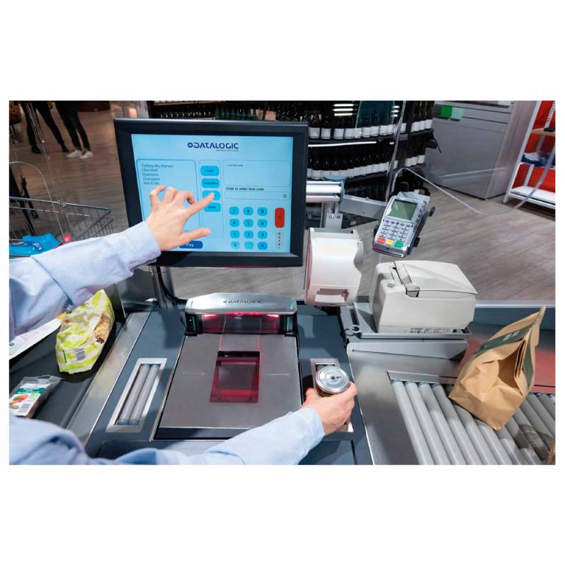 Datalogic Magellan 9900i Barcode-Scanner, ScaleSentry, 2D, mittel, grau