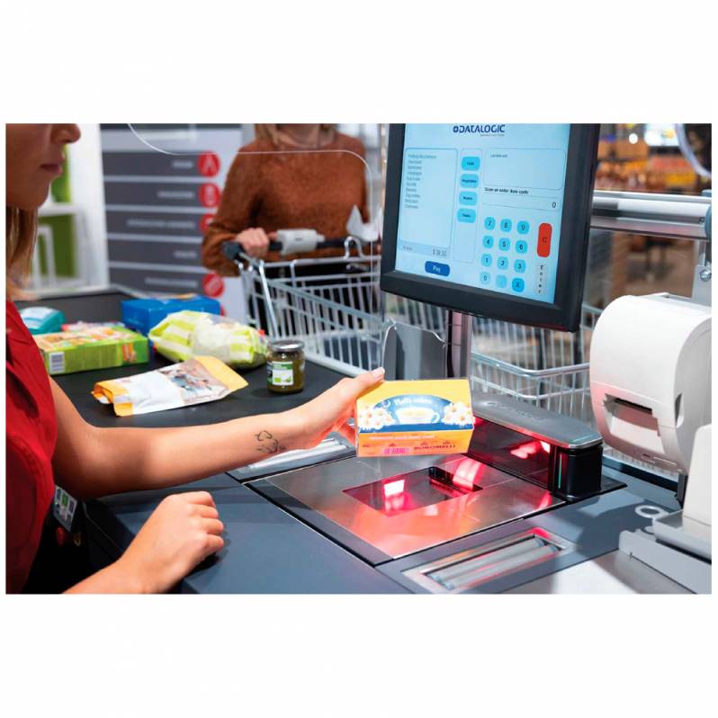 Datalogic Magellan 9900i Barcode-Scanner, ScaleSentry, 2D, mittel, grau