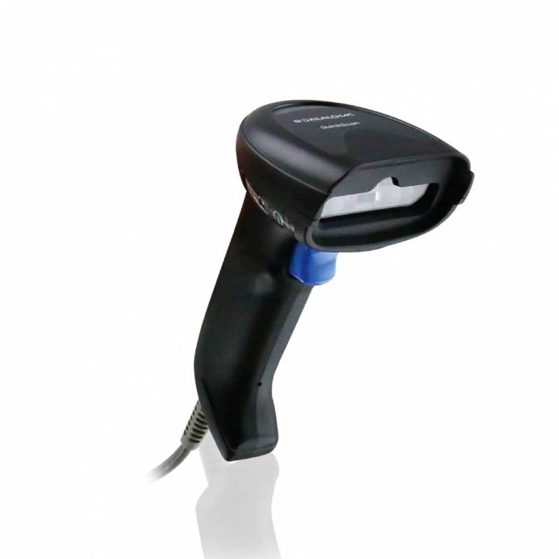 Cititor coduri de bare Datalogic QuickScan I QD2200, negru, stand, kit USB