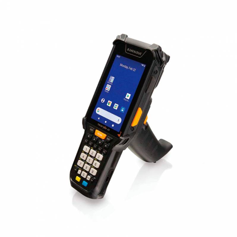 Terminal mobil Datalogic Skorpio X5, Gun, 2D, XLR, BT, Wi-Fi, Numeric, GMS, Android, bat. ext, 28 taste