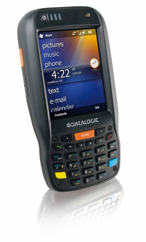 Terminal mobil Datalogic Elf, laser 1D, 27 taste, kit