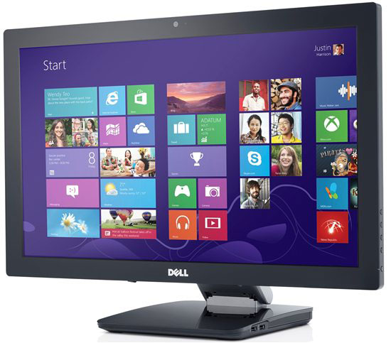 Monitor touchscreen Dell S2340T, 23", Full HD, negru