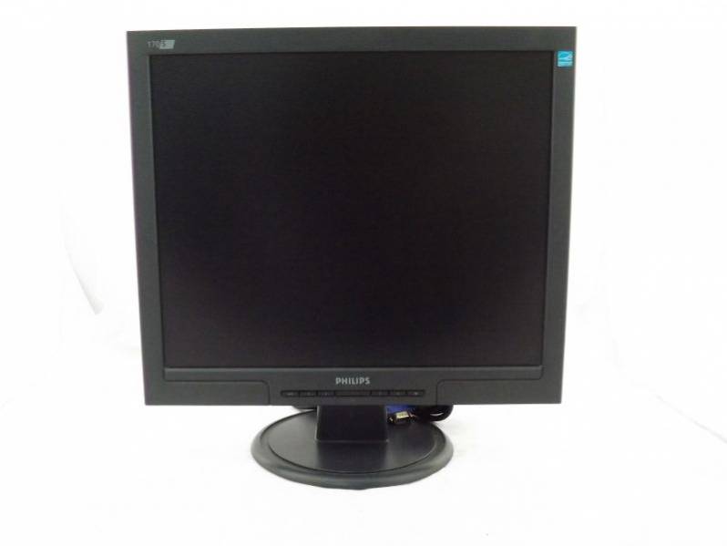 Monitor Philips 170S 17" TFT LCD, negru [RECONDITIONAT]